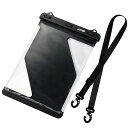 エレコム(ELECOM) TB-WPSR13BK(ブラック) タブレットケース 防水 汎用 ネックストラップ付き 8.9〜13インチ(2)