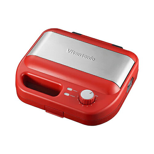 ビタントニオ(Vitantonio) VWH-600-R(レッド) ワッフル&ホットサンドベーカー ビタントニオ(Vitantonio) VWH-600-R(レッド) ワッフル&ホットサンドベーカー