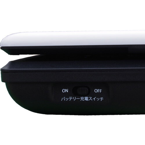 ECカレントのWizz WPDBT1070 ホワイト Wizz Bluetooth搭載 ポータブルDVDプレーヤー 10.1インチ WPDBT1070｜アングル2