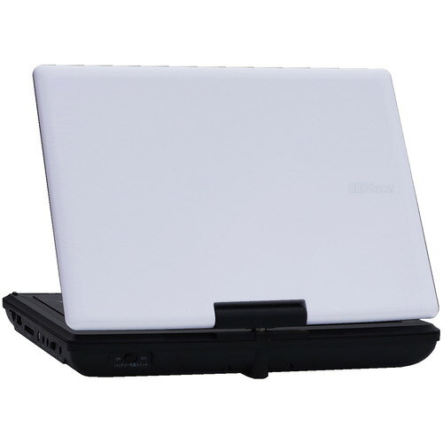 ECカレントのWizz WPDBT1070 ホワイト Wizz Bluetooth搭載 ポータブルDVDプレーヤー 10.1インチ WPDBT1070｜アングル3