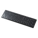 サンワサプライ SKB-WL37BK(ブラック) 無線ワイヤレス静音キーボード 2.4GHzワイヤレス・テンキーあり