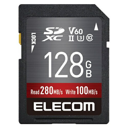楽天ECカレントエレコム ELECOM MF-FS128GU23V6R UHS-II SDXCメモリカード 128GB MFFS128GU23V6R