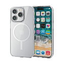 エレコム(ELECOM) iPhone15 Pro ケース ハイブリッド 衝撃吸収 MAGKEEP 硬度5H ホワイト(2)