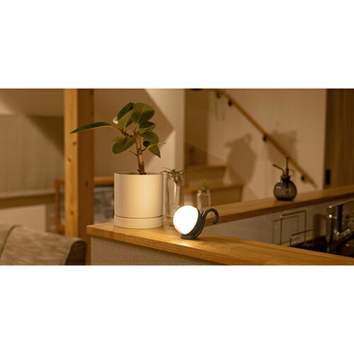 ムサシ(musashi) WAM-051BK ブラック 充電式 まんまるねこちゃんセンサーライト