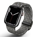 j[N UNIQ UNIQ-45MM-ASPDEPGRY(PEBBLE GREY) Apple Watch 42/44/45mm BRAIDED STRAP UNIQ45MMASPDE