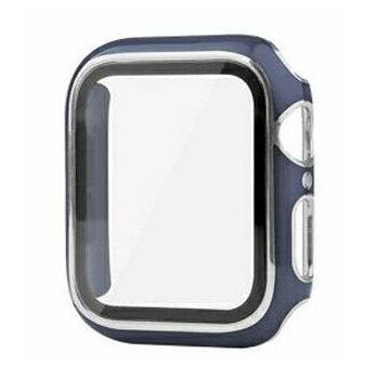Royal Monster(ロイヤルモンスター) RM-8170NVSV シルバー/ネイビー Apple Watch 保護カバー 40mm