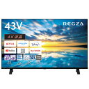 【設置+長期保証】REGZA(レグザ) 43E350M 4K液晶レグザ 43V型