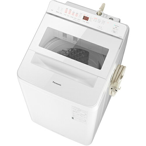【長期保証付】[配送/設置エリア 東京23区 限定]パナソニック NA-FA9K1-W ホワイト ECONAVI 全自動洗濯機 上開き 洗濯9kg[標準設置料込][代引不可]