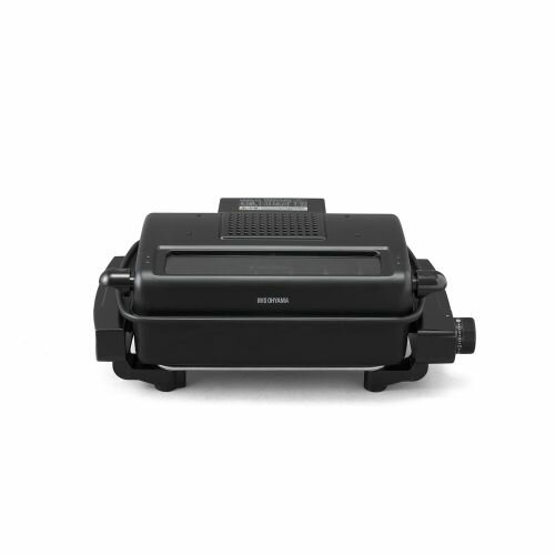 アイリスオーヤマ Iris Ohyama EMT-1103-B ブラック マルチロースター 容器付