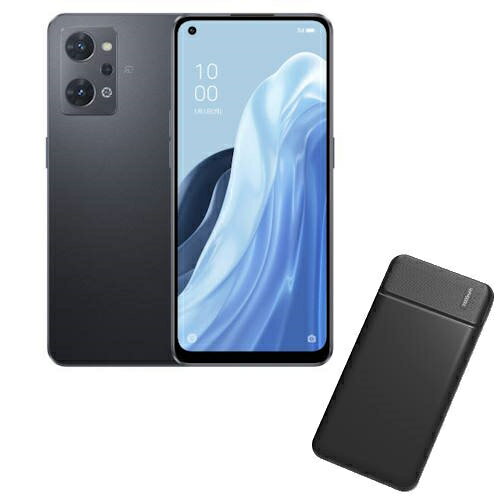 OPPO(オッポ) Oppo Reno7 A(スターリーブラック) 6.4型 6GB/128GB+モバイルバッテリー10000mAhセット