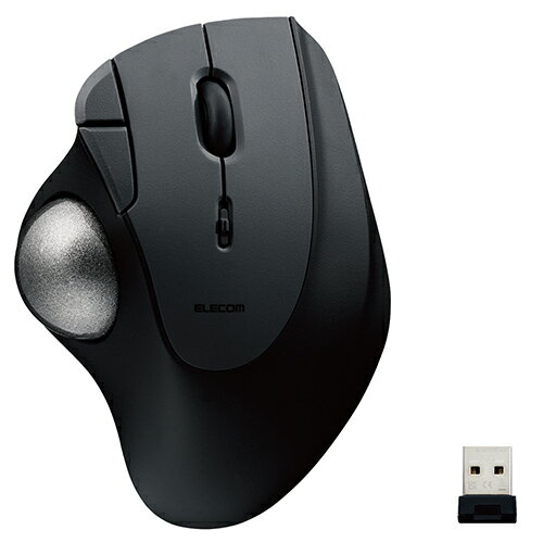エレコム ELECOM M-IT11DR-BK ブラック トラックボール マウス 無線 5ボタン ベアリングユニット IST MIT11DRBK