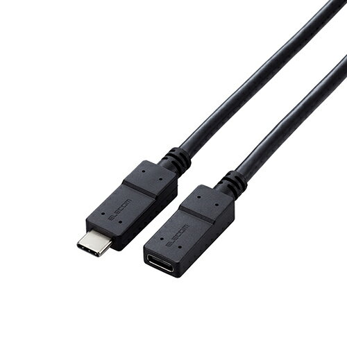 쥳(ELECOM) USB3-ECC05BKUSB TypeCĹ֥ 0.5m PD 60W USB3.2(Gen1)