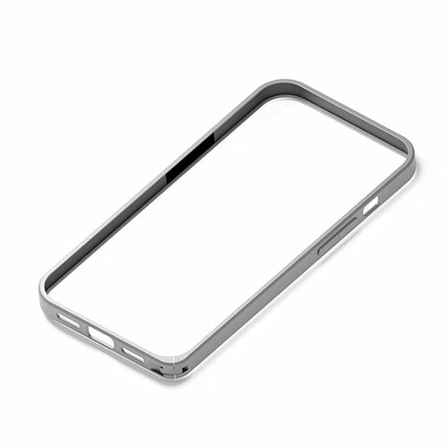 PGA PG-23ABP13-SV シルバー iPhone 15/15 Pro用 アルミニウムバンパー