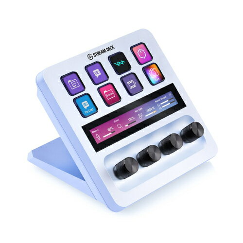 エルガト Elgato(エルガト) Stream Deck + Elgato ホワイト タッチパネル付き 10GBD9911 10GBD9911（楽天・ECカレント）