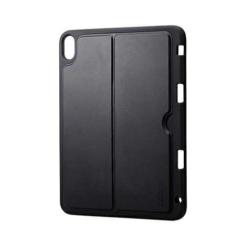 エレコム ELECOM TB-A23RUCST-BK ブラック iPad 10.9インチ ケース ソフト カバー スタンド付 TBA23RUCSTBK