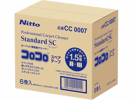ニトムズ コロコロ プロフェッショナルクリーナー スペアテープスタンダード SC 6巻[代引不可]