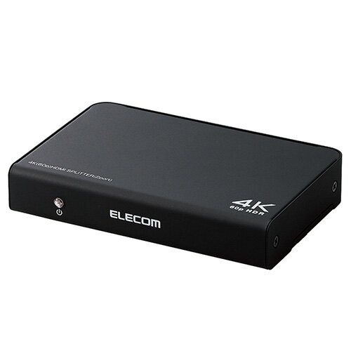 �G���R�� ELECOM VSP-HDP12BK HDMI���z�� 4K 60P �Ή� 1���� 2�o�� �X�v���b�^�[ VSPHDP12BK