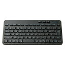 エレコム ELECOM TK-CM10BMK-BK(ブラック) ワイヤレスキーボード Bluetooth 無線 テンキーレス コンパクト TKCM10BMKBK(2)