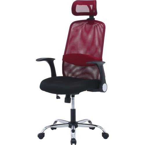 不二貿易 【組立品】ヘッド付アームアップチェア ARP-01 RD