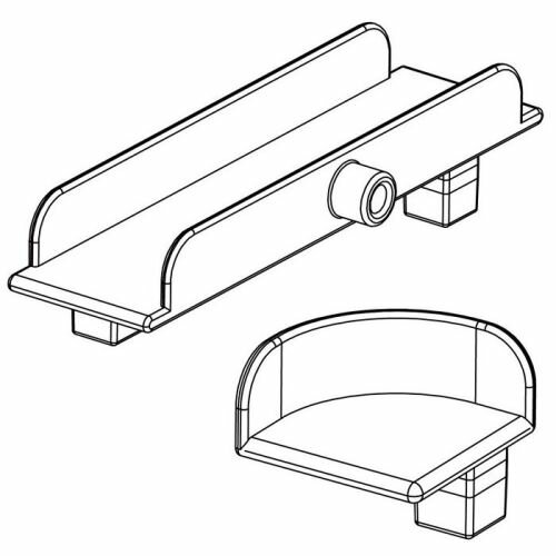 アーテック Artecブロック レールAx3p Bx2p白 77818 レール ボール 迷路 アーテックブロック 部品 パーツ ピタゴラスイッチ 知育玩具 3