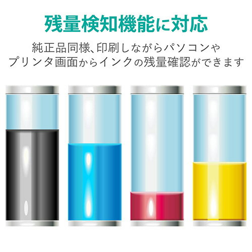 エレコム(ELECOM) CC-EKAMLM マゼンタ KAM-M-L互換インク カラークリエーション カメ エプソン用