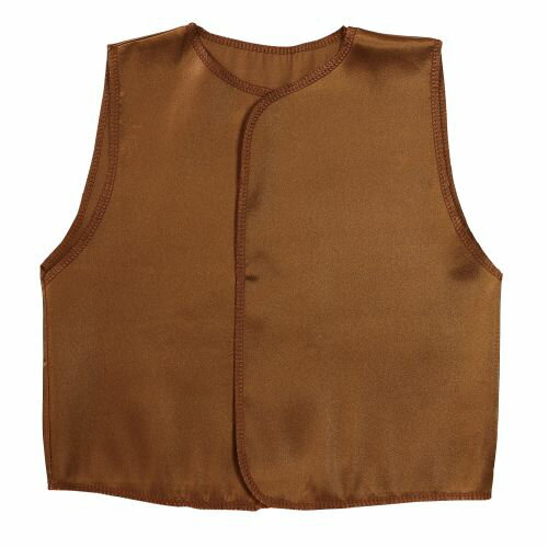 アーテック ソフトサテンベスト C 茶 14996 運動会 発表会 お遊戯会 衣装 安い 手作り衣装 サテン 衣装ベース 簡単 手作り コスプレ ベスト