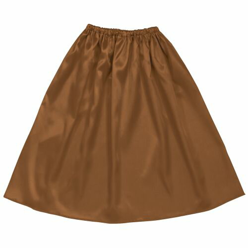 アーテック ソフトサテンマント・スカート ストレート 茶 15034 運動会 発表会 お遊戯会 衣装 安い 手作り衣装 サテン ベース 簡単 手作り コスプレ スカート