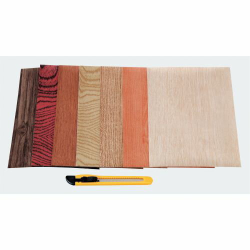 アーテック ウッドシート 7色セット カッター付 31402 ジオラマ クラフト 模型 立体 素材 工作 製作 材料 ワークショップ ディスプレイ シール