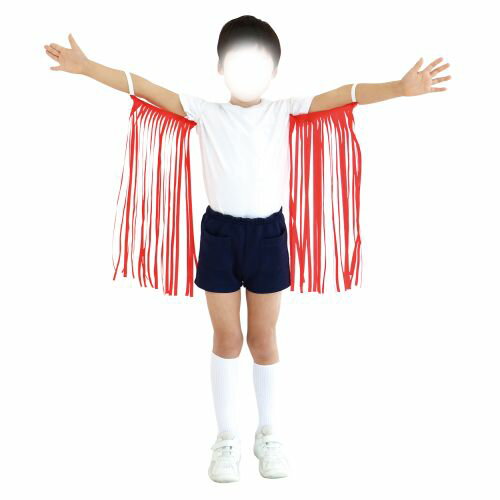 アーテック カラフルフリンジ 白 4514 運動会 発表会 応援 応援団 チーム ダンス 装飾 衣装 祭 フリンジ