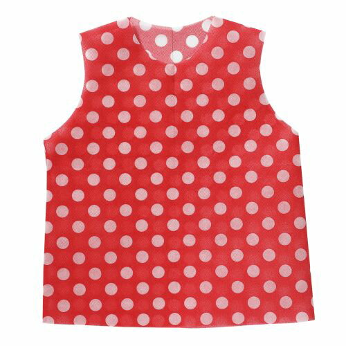 アーテック 衣装ベース シャツJ 水玉 赤 15095 発表会 学芸会 お遊戯会 園 学校 素材 衣装 不織布 装飾 幼児 小学生 シャツ