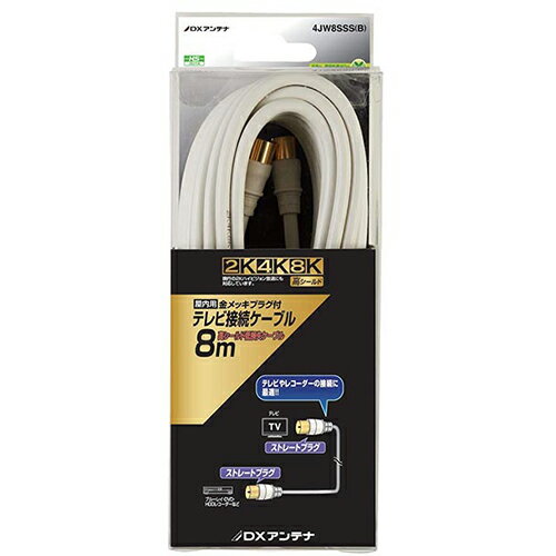 ↑↑↑正確な在庫状況は上記バナー「在庫状況を確認する」をクリックして頂き、必ずご確認ください。&nbsp;&nbsp;&nbsp;■高シールド低損失ケーブル採用により2K・4K・8K放送に対応■低損失4Cケーブル使用。■両端ストレートプラグ...