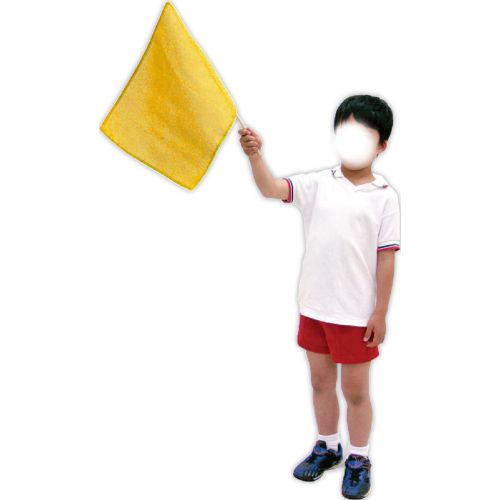 ECカレントのアーテック 小旗 黄 10本組 18187 運動会 発表会 イベント 体育祭 学芸会 チームカラー 応援 旗 フラッグ｜アングル3