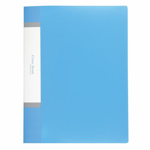 アーテック クリアブックA4 横入れ 32ポケット ブルー 5614 オフィス　仕事　学校　授業　文具　備品　..