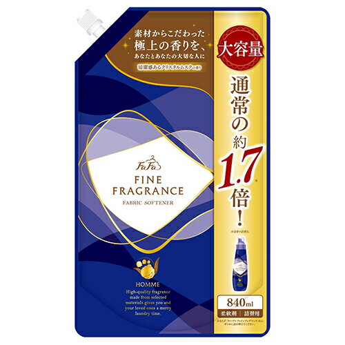 楽天ECカレントNSファーファ ファーファ ファインフレグランス オム クリスタルムスクの香り 大容量詰替 840ml