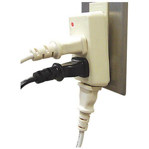 ヤザワ Y02FUK300BK ブラック 雷サージ付フロントタップ3個口 Y02FUK300BK