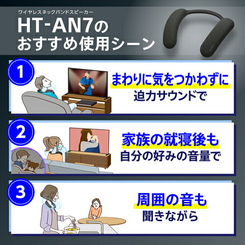 ソニー SONY HT-AN7 ワイヤレスネックバンドスピーカー HTAN7