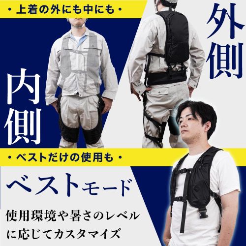 サンコー Thanko WATTNGCBK 冷水が全身を循環 全身水冷スーツ フリーサイズ WATTNGCBK