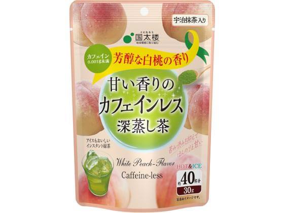 アバンス 国太楼/白桃香るカフェインレス深蒸し茶 30g