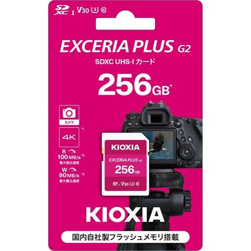 ����������(KIOXIA) KSDH-B256G EXCERIA PLUS G2 SDXC������ 256GB CLASS10 UHS-I