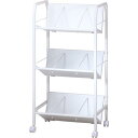 不二貿易 【組立品】ファイルワゴン 3段