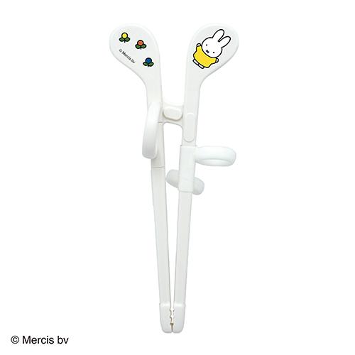 エジソン KJ1033010(ホワイト) 1.5歳ごろ〜 エジソンのお箸mini miffy 左手用