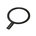 エレコム(ELECOM) AMS-MAGST2BK(ブラック) MAGKEEP マグネットリングステッカー