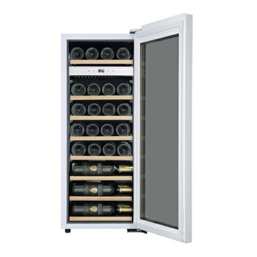 【標準設置料金込】フォルスター(forster) FJE-76GS WH 薄型ワインセラー Essential エッセンシャル 29本収納 スライドラック オートクローズ扉 1温度タイプ ホワイト
