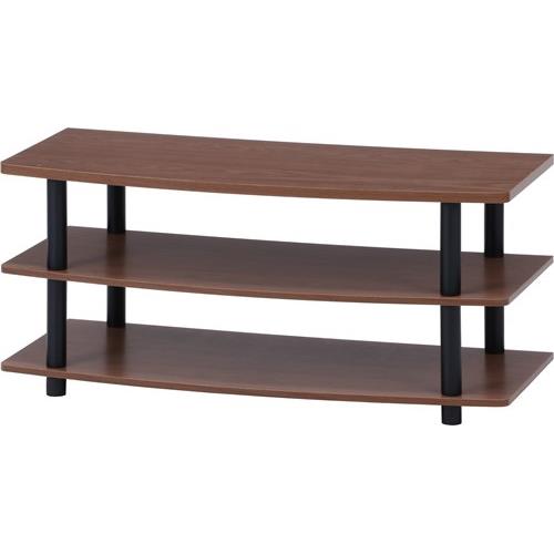 其它 - 不二貿易 【組立品】TVラック 90 BR【代引・日時指定・キャンセル不可・北海道沖縄離島配送不可】