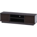 不二貿易 【組立品】フラップTVボード ブラウン(3)