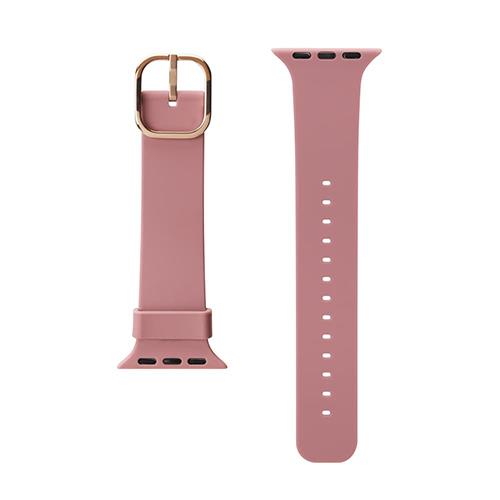 PGA PG-AW41SC05PK(ピンク) Apple Watch 41/40/38mm用 シリコンバンド