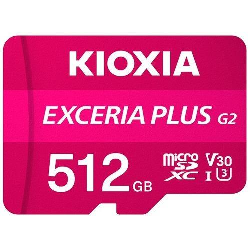 キオクシア(KIOXIA) KMUH-B512G EXCERIA PLUS G2 microSDXCカード 512GB CLASS10 UHS-I キオクシア(KIOXIA) KMUH-B512G EXCERIA PLUS G2 microSDXCカード 512GB CLASS10 UHS-I