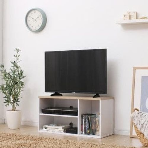 アイリスオーヤマ(Iris Ohyama) OTS-70B-N ナチュラル テレビ台 オープンタイプ 幅73.2cm 32V対応 [3]