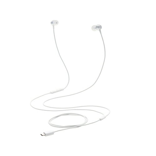 エレコム(ELECOM) EHP-DF14CMSV シルバー タイプCイヤホン 有線 マイク付き カナル型