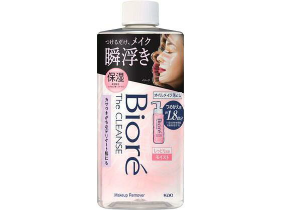↑↑↑正確な在庫状況は上記バナー「在庫状況を確認する」をクリックして頂き、必ずご確認ください。&nbsp;&nbsp;&nbsp;つけるだけメイク瞬浮き！毛穴のメイクまでオフ。毛穴に入ったメイクまでしっかりオフ。保湿成分配合（ヒアルロン酸・コラーゲン）、肌がつっぱらずしっとり。【カサつきがちなデリケート肌にも使える】・メイクを落とすときの摩擦を最小限※に抑えた設計※ビオレメイク落としシリーズ内比較・肌の潤いを保つバリア機能の働きを守って洗えます。【ストレス低減設計】・なじませる手間なし、時短にも・まさつレスな洗い心地●オイルメイク落とし●仕様：詰替生産国：日本商品区分：化粧品メーカー：花王株式会社※メーカーの都合により、パッケージ・仕様等は予告なく変更になる場合がございます。　